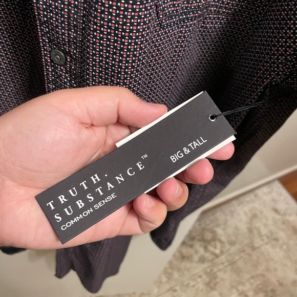 Truth. Substance, Big & Tall, short sleeve button down - Picture 5 of 7